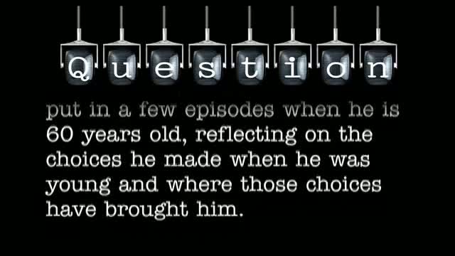 How can I structure a story where the main character is in his twenties, but with a few episodes where he is in his sixties?