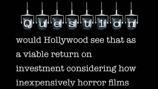 Is there such a thing as an epic-horror film and would Hollywood see it as a viable return on investment?